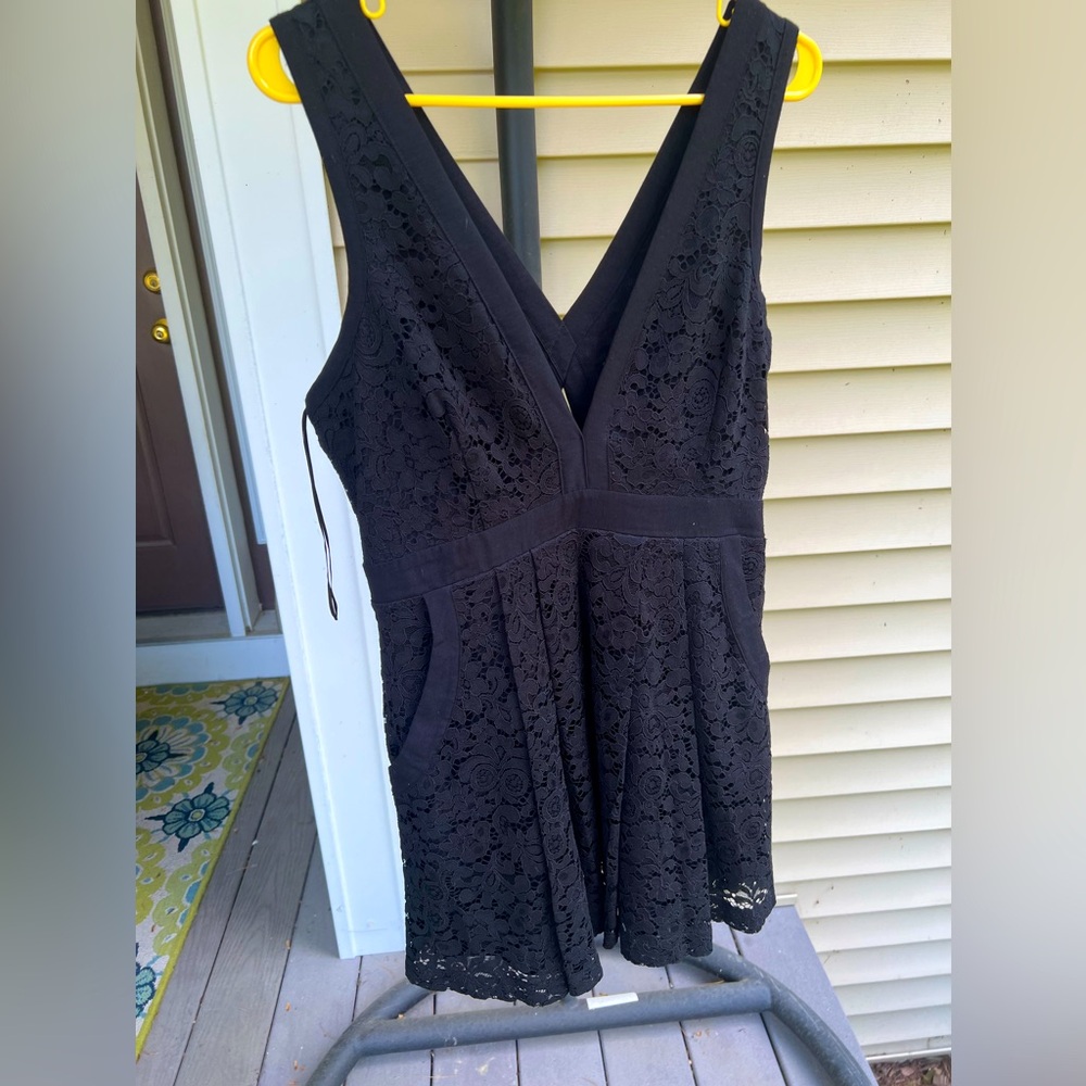 Free People black mini dress M